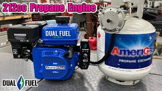 212cc Propane Go Kart Engine  Duromax XP7HPX Dual Fuel Engine [upl. by Bronnie]