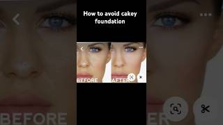 How to avoid cakey foundationflawless foundation tipsyoutube shortsfor you [upl. by Ivor329]