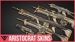 Valorant  ALL Aristocrat Weapon Skins Showcase amp Gameplay [upl. by Beedon]