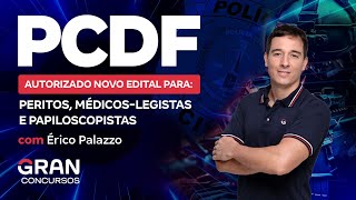 Concurso PCDF Novo Certame Confirmado para cargos de Perícia  com Érico Palazzo [upl. by Suiravaj]