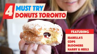 4 MUST TRY Donuts in Toronto  We try 4 of the best donut shops in the city [upl. by Rawde936]