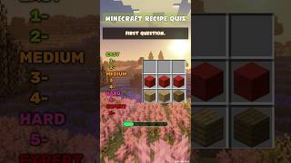 Minecraft recipe quiz Can you guess this Minecraft crafts quiz shorts minecraft ￼ [upl. by Aspa]