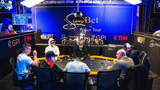 SunBet Poker Tour  Sun City High Roller Day 2  Part 1  9082023 [upl. by Lisbeth937]