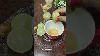 Healthy GingerLemon Drink☕ trending healthy drink homemade shortsfeed viralvideo chef reel [upl. by Rinee]