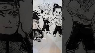 Yuji and Todo chibi drawing ✨🥰 trending shorts viral anime art artist artwork jujutsukaisen [upl. by Maiocco]