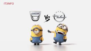 Dacia vs Opel Minions Style  Funny [upl. by Karola766]