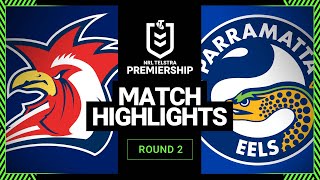 Sydney Roosters v Parramatta Eels  Match Highlights  Round 1 2014  NRL [upl. by Obbard]