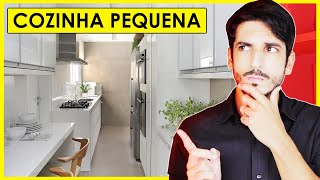 COZINHA PLANEJADA PEQUENA  13 DICAS SIMPLES PARA COZINHA PEQUENA [upl. by Yelsel]