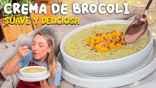 ¡No Creerás lo Cremosa que es Esta Crema de Brócoli crema brocoli cremosa cocina receta chef [upl. by Geminian35]