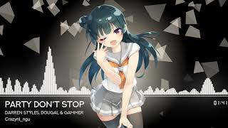 Nightcore Darren Styles Dougal amp Gammer  Party Dont Stop Technikore Remix [upl. by Woodall]