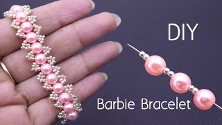 Beaded BraceletMaster the Art of Pearl Bracelet Making with This Tutorial [upl. by Taddeusz]