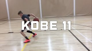 Nike Kobe 11 EM Barcelona performance test [upl. by Kcirdaed]