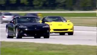 Corvette ZR1 vs Dodge Viper RT10 [upl. by Yrrep]