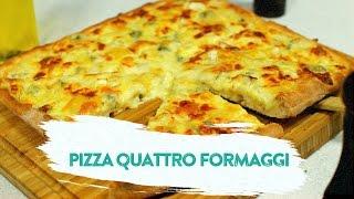 Reteta  Pizza Quattro Formaggi  Bucataras TV [upl. by Suoirred]