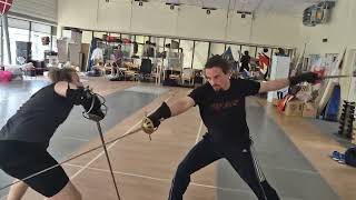 Longsword Kopis Lightsaber Rapier and Dagger techniques  Swordfight Training 6 [upl. by Greta]