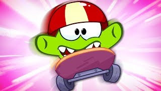 Om Nom And His Crazy Tricks  Cut The Rope  Funny Hindi Cartoon For Kids  अॉम नॉम हिंदी [upl. by Leur]