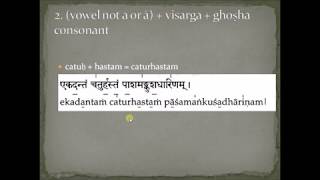 Visarga Sandhi Rules Part 2 I Grammar Rules in Vedic Chanting [upl. by Tanah]