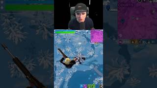 FIRST TRY SKYBASE SNIPE 🤯🤯 fortnite shorts [upl. by Lennad]