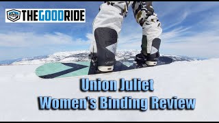 Union Juliet 2024 Womens Snowboard Binding Review [upl. by Nnanaej]