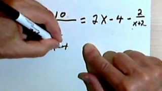 Dividing a Polynomial by a Polynomial  checking the answer 44b [upl. by Eiahpets362]