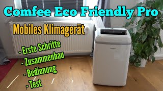 Comfee Eco Friendly Pro mobiles Klimagerät Test Bedienung erste Schritte Comfee Mobile Klimaanlage [upl. by Sualkin222]