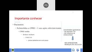 Resultados das CPREs realizadas até um ano após a colecistectomia em pacientes com queixas biliares [upl. by Starling234]