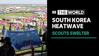 World Scout Jamboree in South Korea goes on after hundreds suffer heat exhaustion  The World [upl. by Akeylah993]