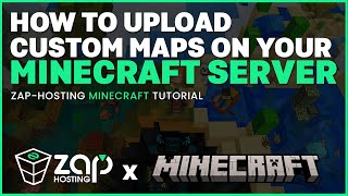 How to upload custom MAPS on your Minecraft Server  2023 [upl. by Chick487]