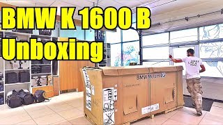 Новый мотоцикл BMW K1600B достаем из коробки BMW K1600 Bagger Unboxing [upl. by Yema]