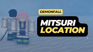 Where to Find Love Breathing Trainer Mitsuri Kanroji Location  Roblox Demonfall [upl. by Leonsis260]