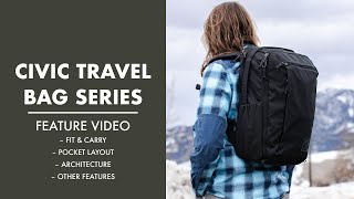 Features Outline Video  CIVIC Travel Bag 26L [upl. by Naid500]