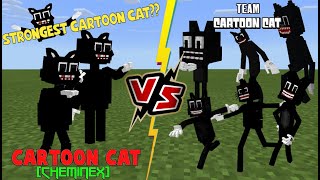 NEW Cartoon Cat Cheminex VS Team Cartoon Cat Minecraft PE [upl. by Julis]