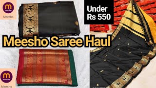 Meesho Saree Haul  Pattu Sarees Price drop Sale meeshohaullatest meeshosarees [upl. by Tullusus]