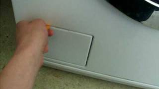 How to open the door to a Miele washing machine with no power [upl. by Doughman]