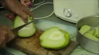 Chayote  Choko Choko amp Ginger Chutney Recipe [upl. by Inigo]