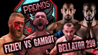 Pronos MMA  Bellatorle retour de Mansour Barnaoui  Babene Gallonet analyse Fiziev VS Gamrot [upl. by Chadbourne]