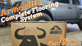 Armorlite Flooring for the new Ford Bronco  NEW PRODUCT RELEASE [upl. by Nimaynib]