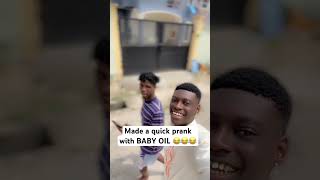 They caught him buying 10 BABY OIL at the store 😂 youtubeshorts [upl. by Ewart]