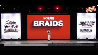 Braids  Spain  MiniCrew Division  2024 World Hip Hop Dance Championship Finals [upl. by Elleirbag]