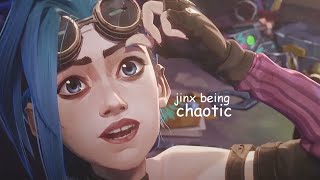 jinx being chaotic for 4 minutes straight [upl. by Kathie]