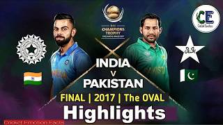 ICC Champions Trophy 2017 Final  IND vs PAK Full Highlights [upl. by Donny]