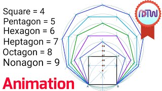 How to draw all polygons draw all polygons easily [upl. by Anytsyrk]