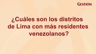 INEI Más de 500 mil venezolanos ingresaron al Perú en los últimos 8 meses [upl. by Hsiwhem]