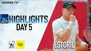 Highlights Edmund Advances Sets Up Estoril Showdown Against Sousa [upl. by Cathyleen94]