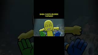 BABA CHOPS BİLEREK YAPMADI Animation Türkçe poppy playtime chapter 3 animation türkçe dublaj [upl. by Yrellam]