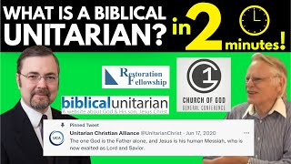 Biblical Unitarians Explained in 2 Minutes [upl. by Riess]