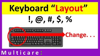 How to change keyboard layout to fix problem of typing special character [upl. by Rexana225]