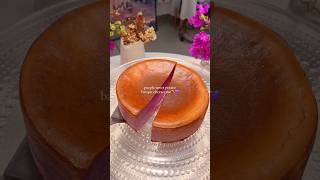 UBE Basque Cheesecake  Ultra Creamy Ube BURNT Cheesecake Recipe shorts ubecheesecake cheesecake [upl. by Shakti952]