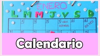 Cómo Hacer Un Calendario Organizador De Mesa [upl. by Liane]