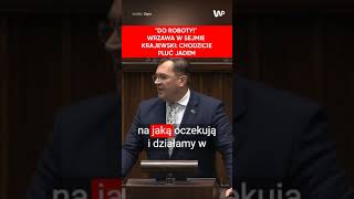 quotDo robotyquot Posłowie PiS skandowali Nie wytrzymali słów Krajewskiego [upl. by Yrrep]